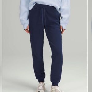 NWT Lululemon Scuba Hight-Rise Jogger - Night Sea